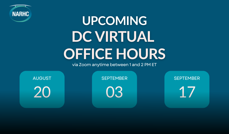 https://www.narhc.org/News/29373/Join%2DNARHC%2DDC%2DStaff%2Dfor%2DVirtual%2DOffice%2DHours